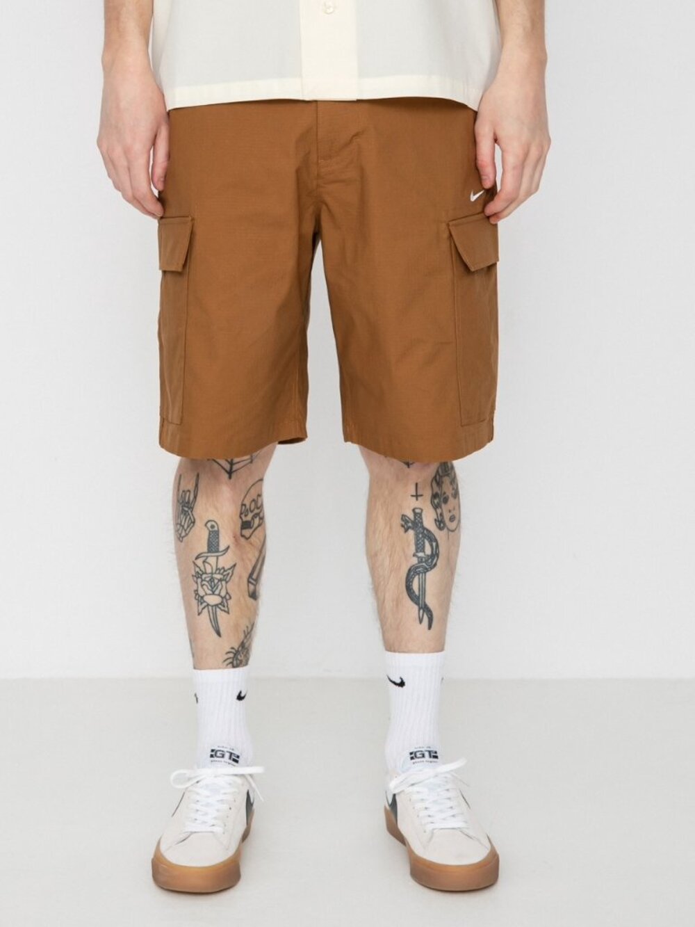 Nike SB Skate Cargo Shorts Ale Brown Mens Sz 32